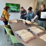 AHA! touring the Glenwood Cemetery archives, 2024